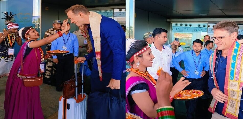 जोरो शोरों से किया गया विदेशी मेहमानों का स्वागत