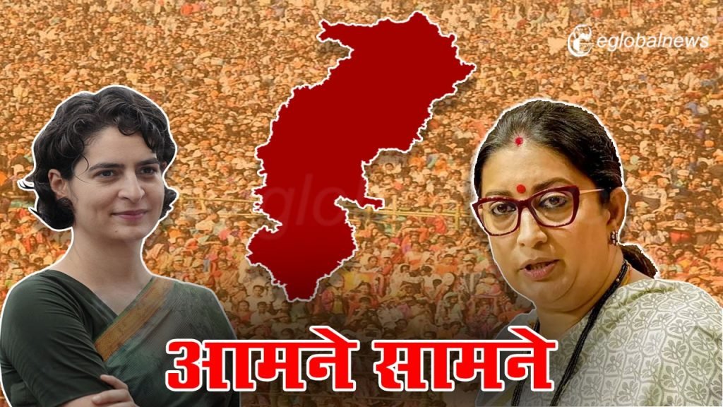प्रियंका गांधी और स्मृति ईरानी आज दुर्ग दौरे पर