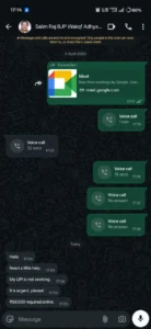 WhatsApp account hacked