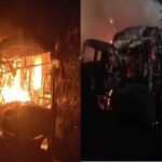 दिल्ली-मुंबई एक्सप्रेसवे पर दर्दनाक हादसा, हरिद्वार-इंदौर बस में आग से 8 यात्रियों की जलकर मौत