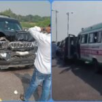 पूर्वांचल एक्सप्रेसवे पर राहुल गांधी का काफिला दुर्घटनाग्रस्त: 4 गाड़ियां और एंबुलेंस भिड़ीं